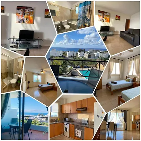 Sea View Apartman No Pool Paphos Buitenkant foto